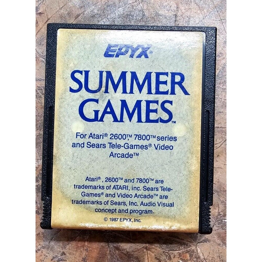 Epyx - Summer Games - 1987 - ATARI 2600 - Cartridge only